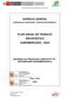 Vista preliminar de documento PLAN ANUAL DE TRABAJO ARCHIVISTICO AGROMERCADO