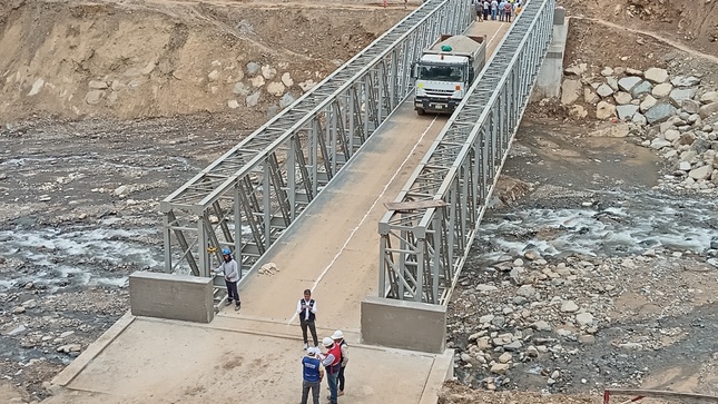 Prueba de carga en Quebrada Pusmalca 