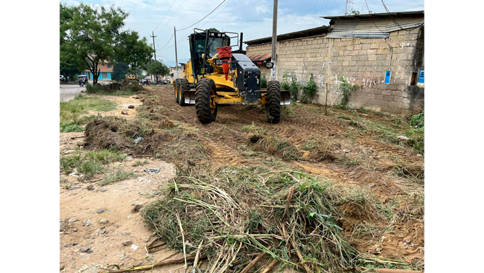 Seguimos trabajando con los mantenimientos en la ciudad de Tarapoto.