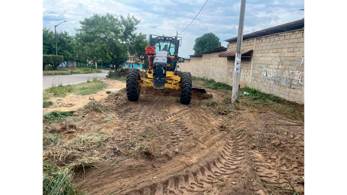 Seguimos trabajando con los mantenimientos en la ciudad de Tarapoto.