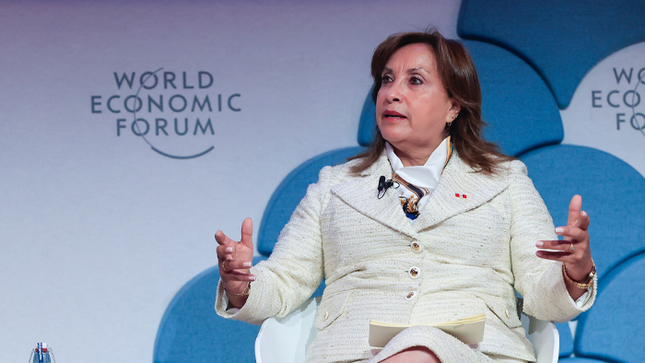 Presidenta Boluarte en Foro Económico Mundial: Vamos a dejar un país con el camino trazado para su crecimiento económico y desarrollo