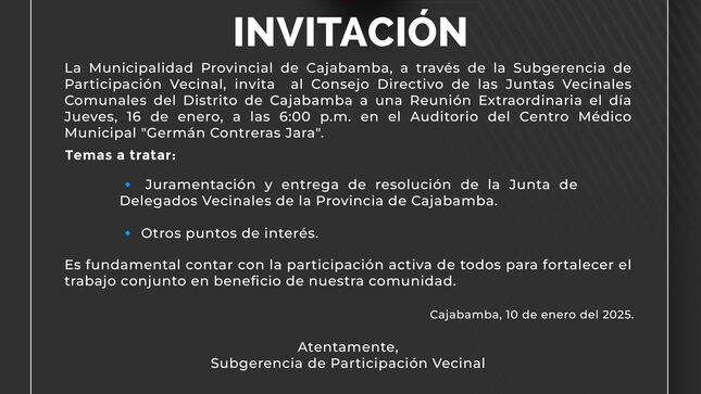Comunicado