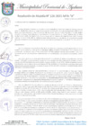 Vista preliminar de documento RESOLUCION DE ALCALDIA N° 126 - 2021-MPA-A
