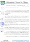 Vista preliminar de documento RESOLUCION DE ALCALDIA N° 128- 2021-MPA-A