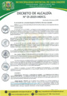 Vista preliminar de documento Decreto de Alcaldía 001-2025