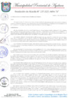 Vista preliminar de documento RESOLUCION DE ALCALDIA N° 137-2021-MPA-A