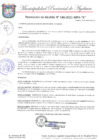 Vista preliminar de documento RESOLUCION DE ALCALDIA N° 146-2021-MPA-A
