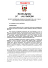 Vista preliminar de documento a PROYECTO DS APRUEBA REGLAMENTO LEY 32106