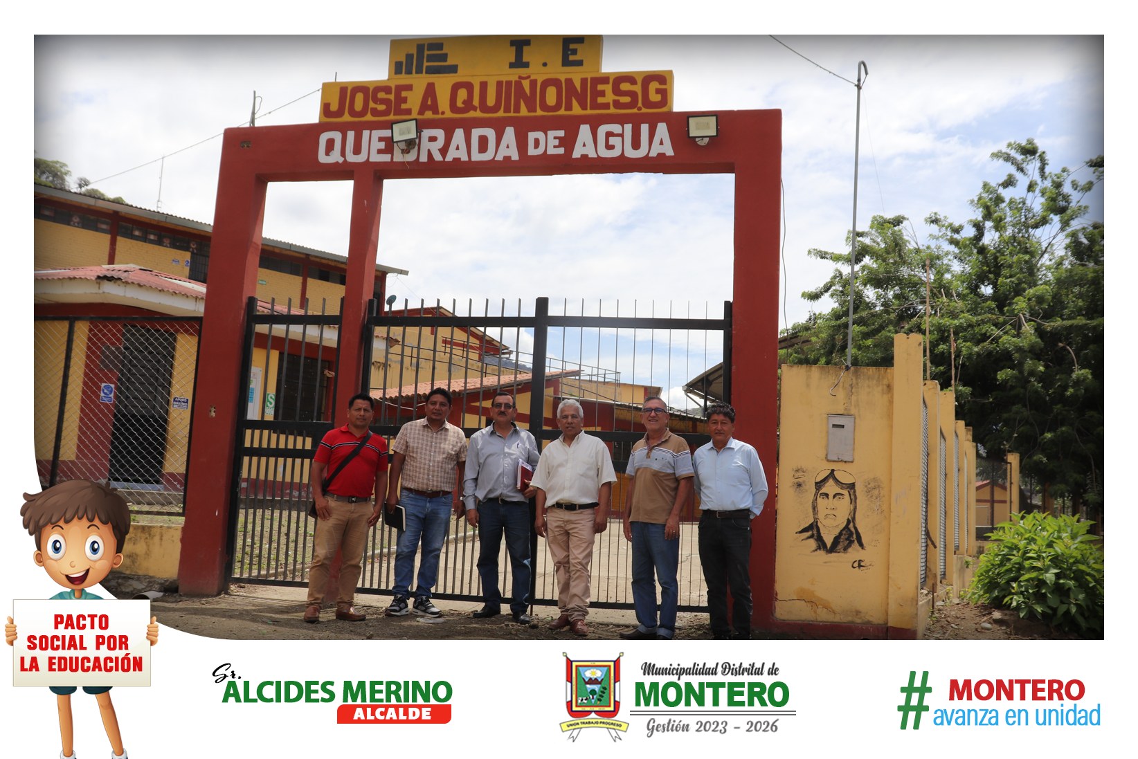 Alcalde Alcides Merino Sostiene Importante Reunión Con Representantes del Minedu