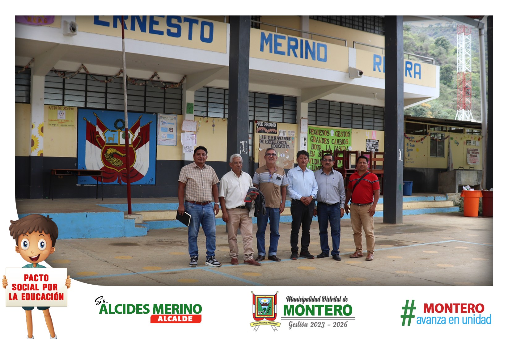 Alcalde Alcides Merino Sostiene Importante Reunión Con Representantes del Minedu