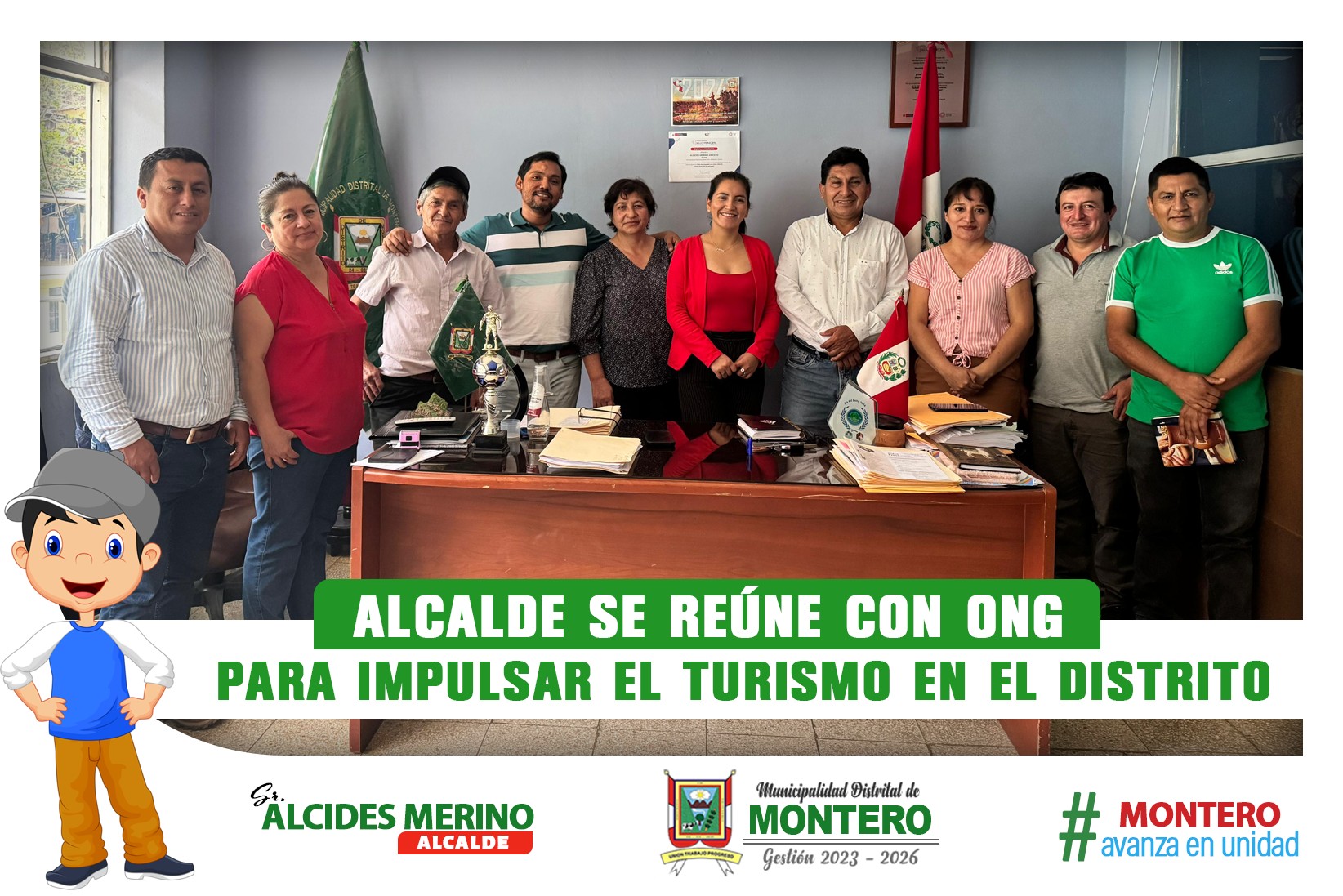  Alcalde Se Reúne con ONG para Impulsar el Turismo en el Distrito 