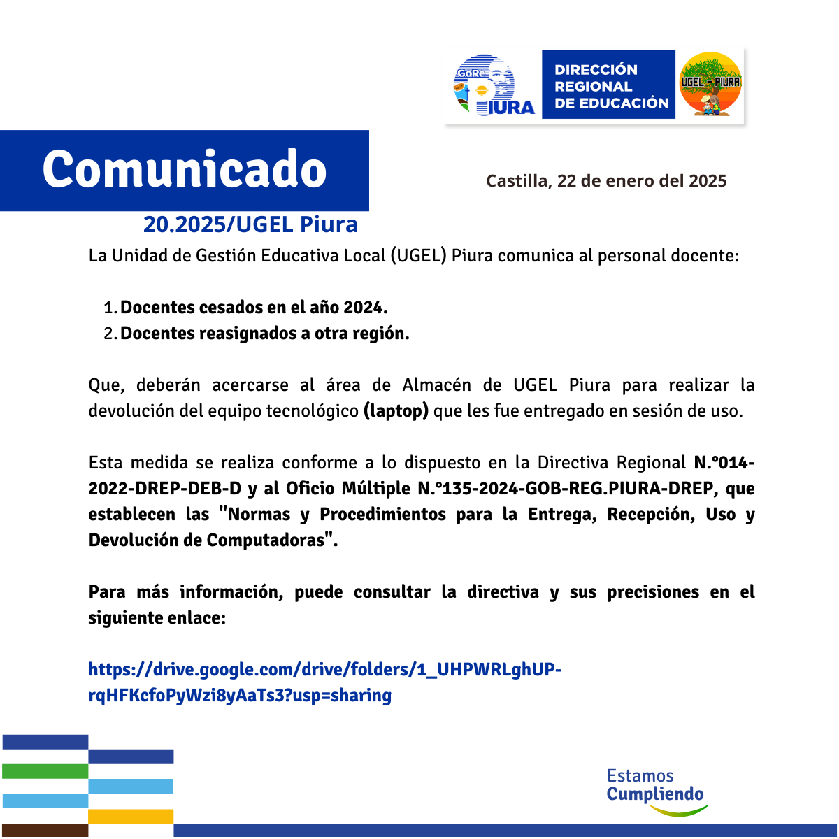 Comunicado