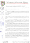 Vista preliminar de documento RESOLUCION DE ALCALDIA N° 169-2021-MPA-A