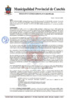 Vista preliminar de documento RESOLUCIÓN DE GERENCIA MUNICIPAL N° 011-2025-MPC-GM