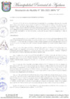 Vista preliminar de documento RESOLUCION DE ALCALDIA N° 181-2021-MPA-A