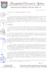 Vista preliminar de documento RESOLUCION DE ALCALDIA N° 189-2021-MPA-A