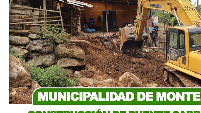 MDM Inicia  Construcción de Puente Carrozable Sicacate 