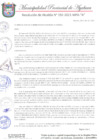 Vista preliminar de documento RESOLUCION DE ALCALDIA N° 192-2021-MPA-A