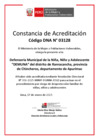 Vista preliminar de documento CONSTANCIA DE ACREDITACION RANRACANCHA