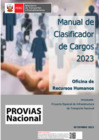 Vista preliminar de documento Actualizacion del Manual de Clasificador de Cargos 2023 