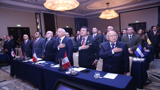 Presidente del TC asiste a ceremonia inaugural de cumbre de fiscales generales de América Latina