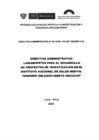 Vista preliminar de documento DIRECTIVA ADMINISTRATIVA Nº 04-INSM-HD-HN