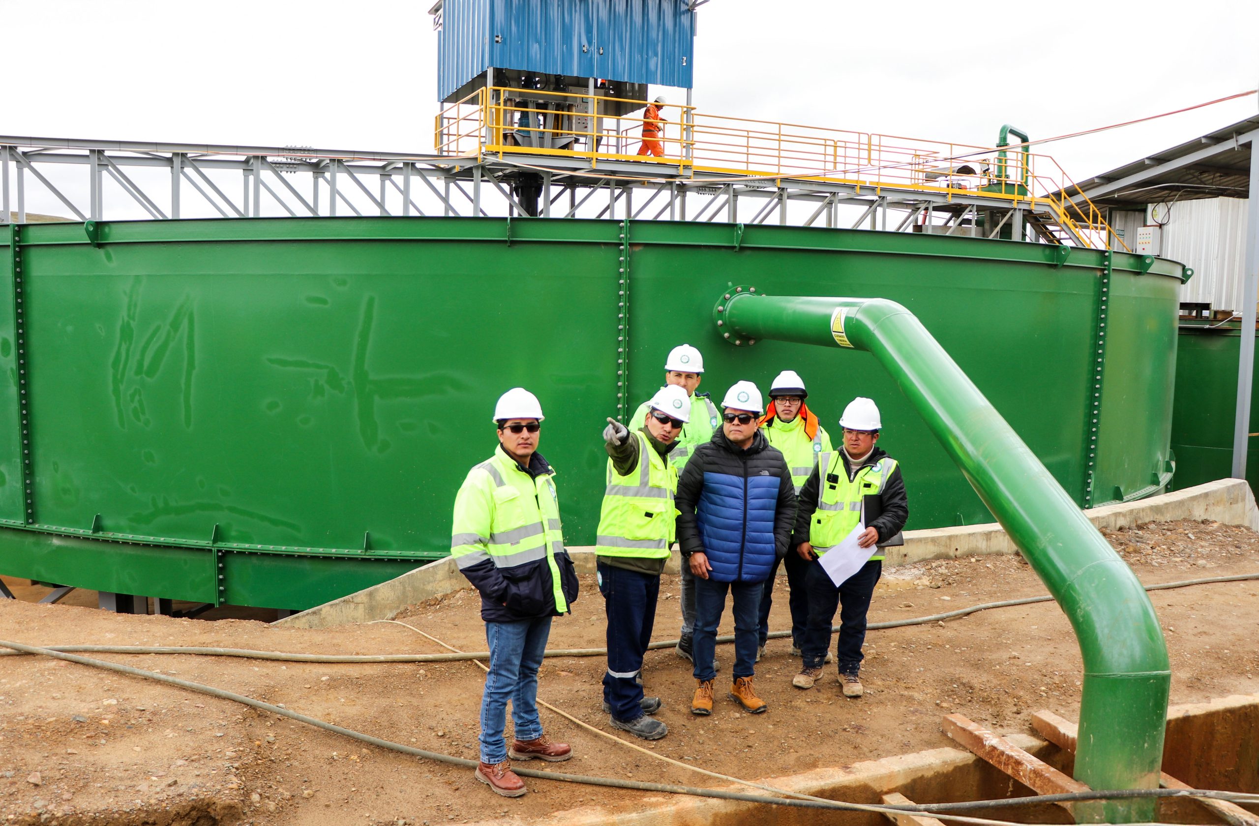 AMSAC inició el tratamiento de aguas ácidas con contenido metálico de la relavera Quiulacocha en la región Pasco