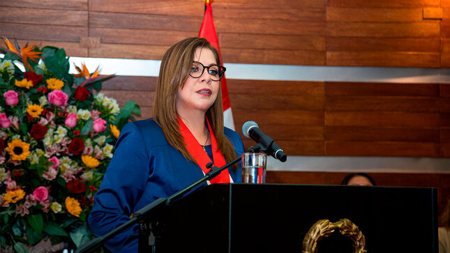 Jueza Superior Cecilia León Velásquez asume el liderazgo de la Corte de La Libertad para el periodo 2025-2026