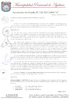 Vista preliminar de documento RESOLUCION DE ALCALDIA N°218-2021-MPA-A