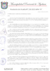 Vista preliminar de documento RESOLUCION DE ALCALDIA N°220-2021-MPA-A