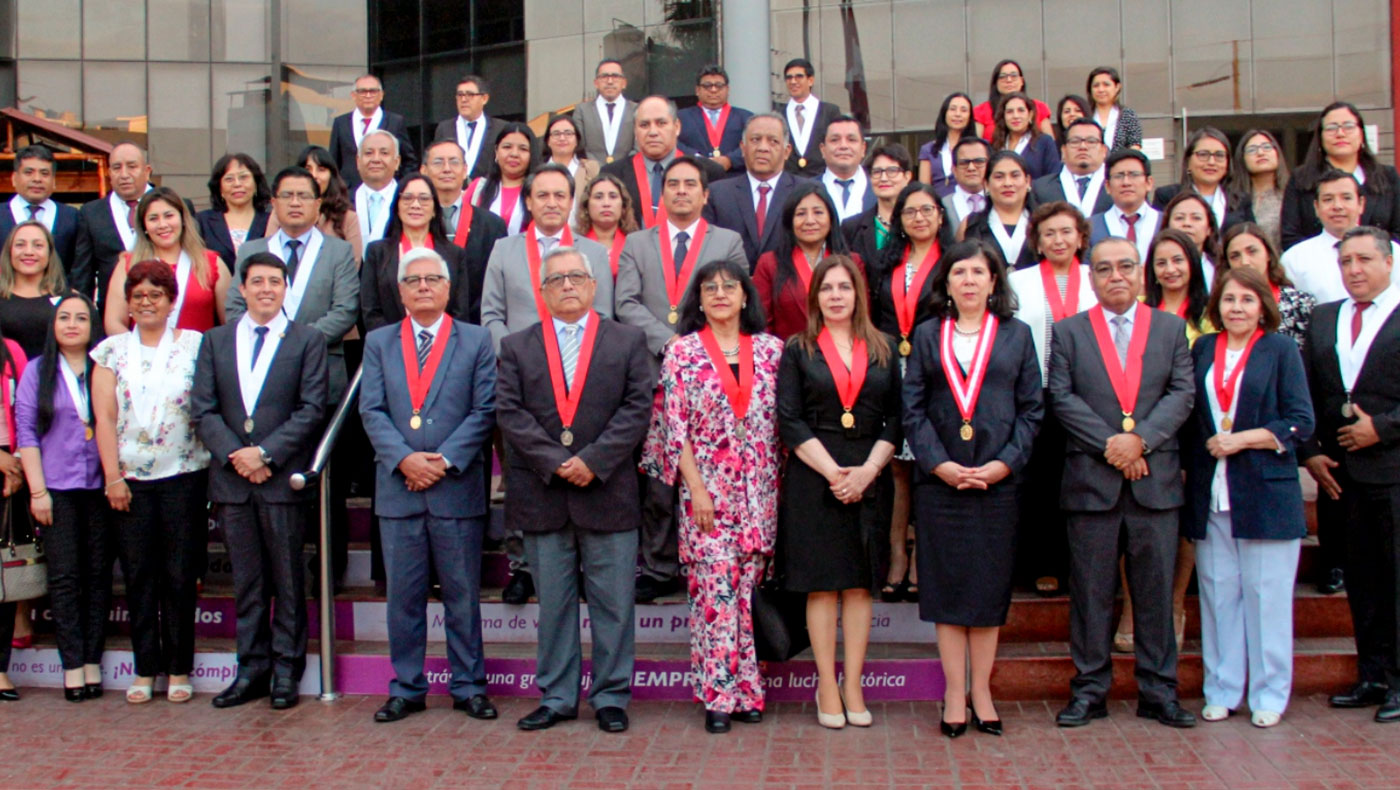Presidentas del Poder Judicial y de la Corte de La Libertad solicitan seguridad y resguardo policial para magistrados y sedes judiciales