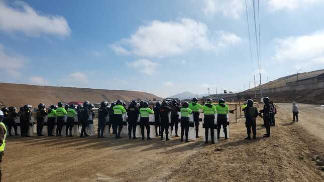 Pasco: AMSAC informa que PNP recuperó parcela K, perteneciente al Estado, invadida recientemente