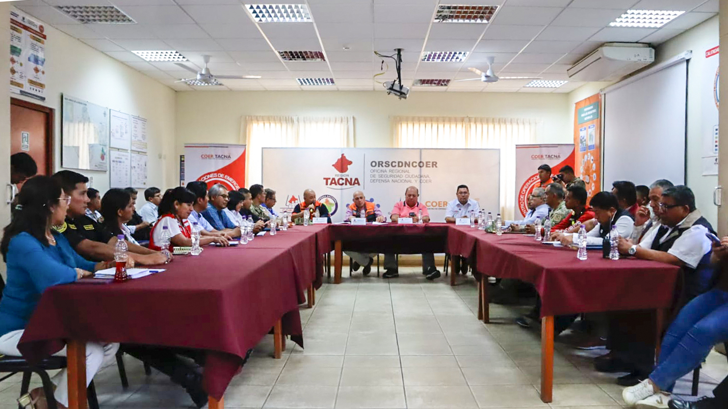 Plataforma Regional de Defensa Civil se declara en sesión permanente