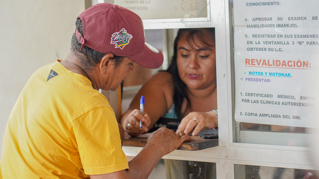 Tramite de licencia de conducir 