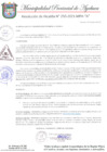 Vista preliminar de documento RESOLUCION DE ALCALDIA N°250-2021-MPA-A
