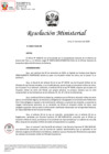 Vista preliminar de documento RM N° 00067-2025-DE (Pasar a la situación militar de retiro al CC PEREZ B. por causal de a su solicitud)