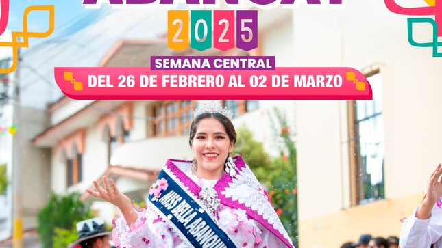  ¡La semana central del Carnaval de Abancay 2025 está por llegar! 🎭✨