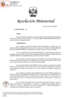 Vista preliminar de documento RM N° 00061-2025-DE (Pasar a la situación militar de retiro al CC DE LA BARRA CH. por causal de a su solicitud)