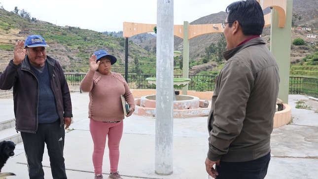 Elección de nuevo agente municipal Tohata. 
