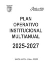Vista preliminar de documento Plan Operativo Institucional Multianual 2025-2027