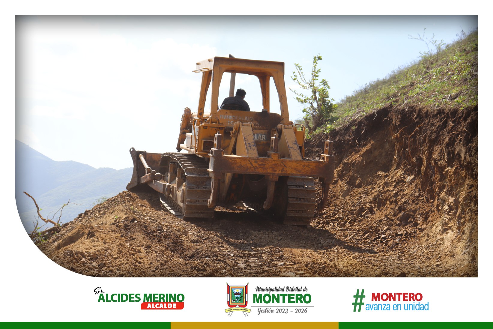 𝐌𝐃𝐌 Continua con los Trabajos de Apertura de la Trocha Carrozable en los Horcones 