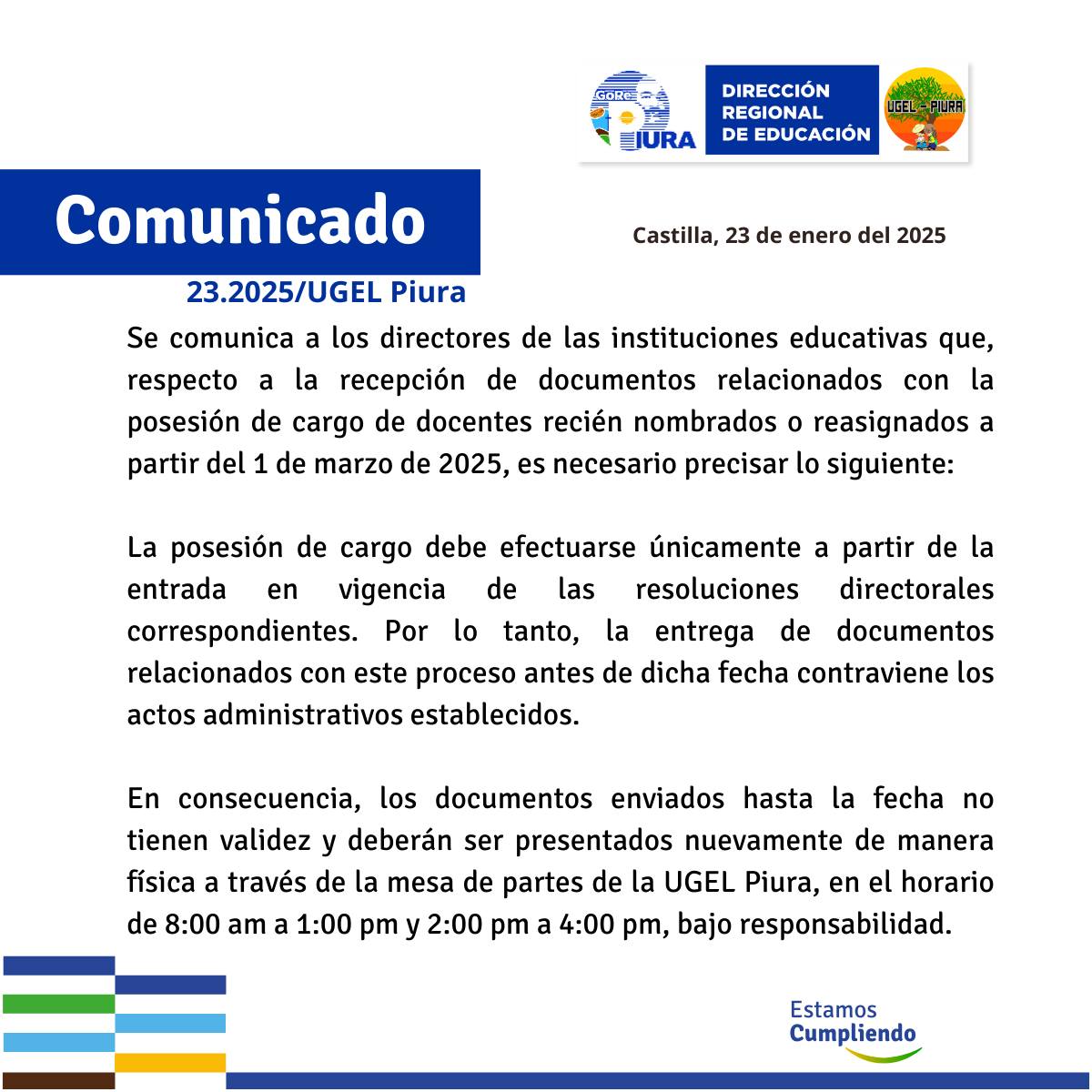 Comunicado