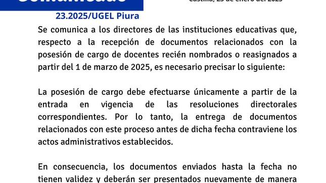 Comunicado 