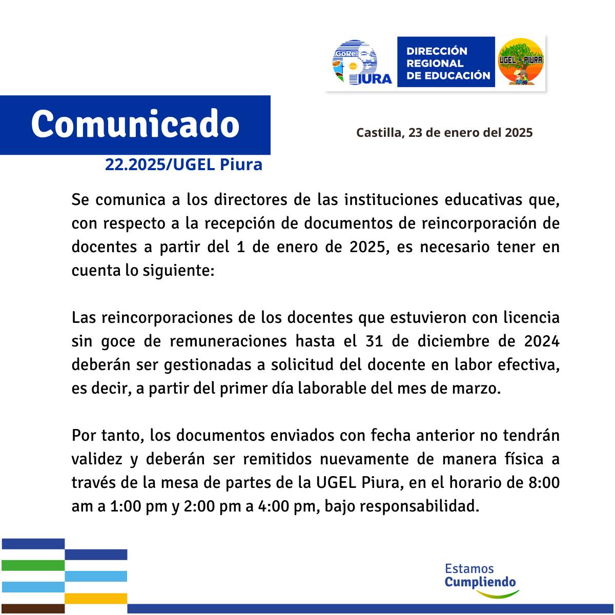 Comunicado