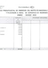 Vista preliminar de documento Información del Marco Presupuestal, Ingresos y Egresos - Correspondientes al I Trimestre 2015