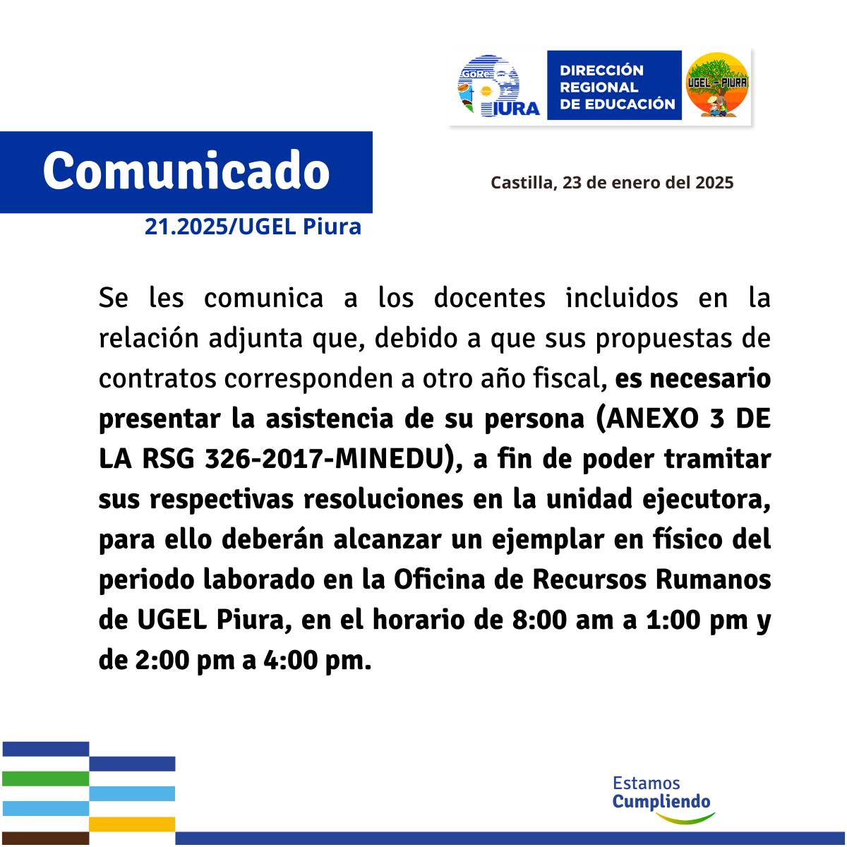 comunicado