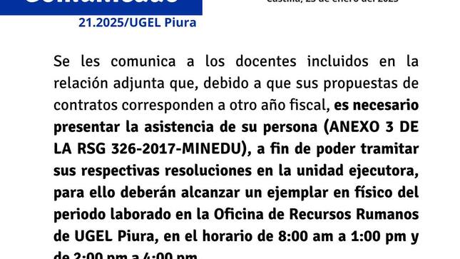 comunicado