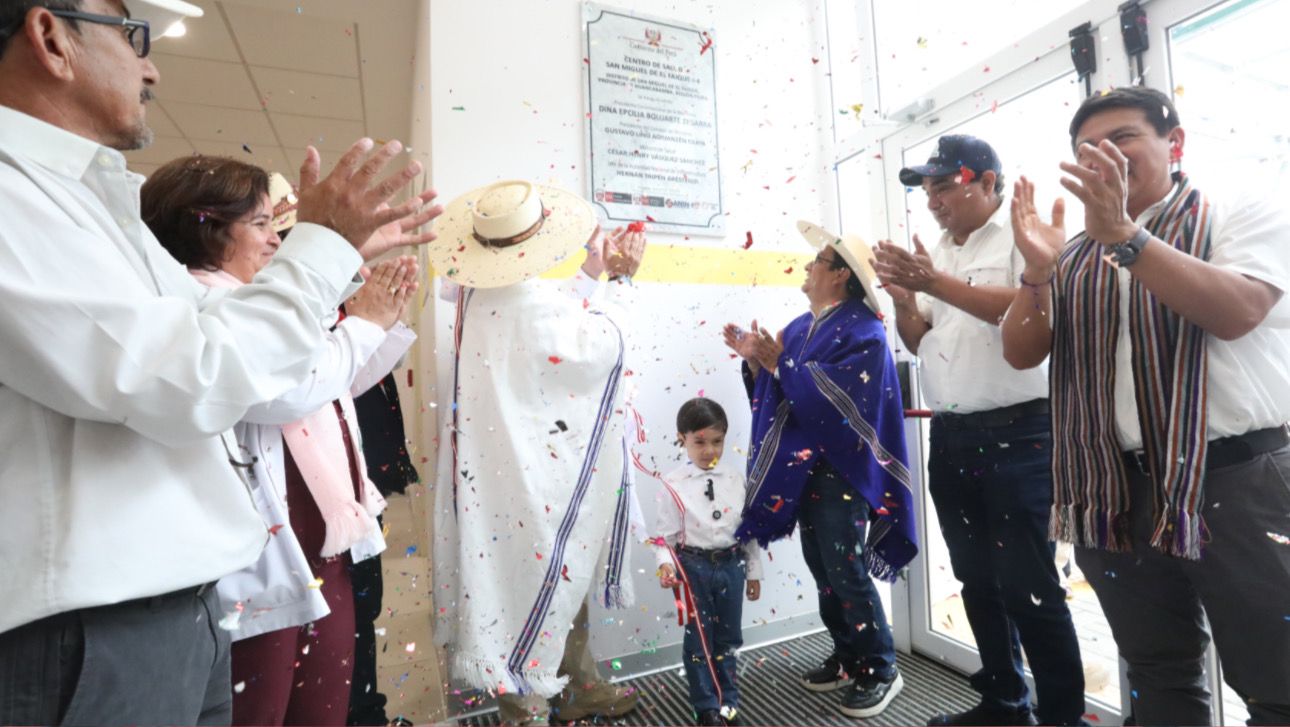 Piura Minsa inauguró el Centro de Salud San Miguel de El Faique en Huancabamba que beneficiará a más de 9000 pobladores