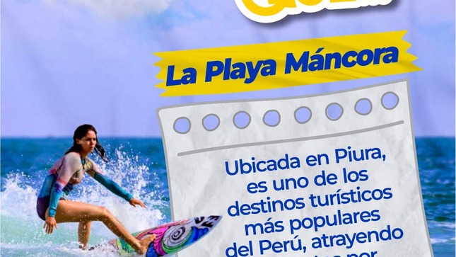 Máncora es reconocida a nivel internacional