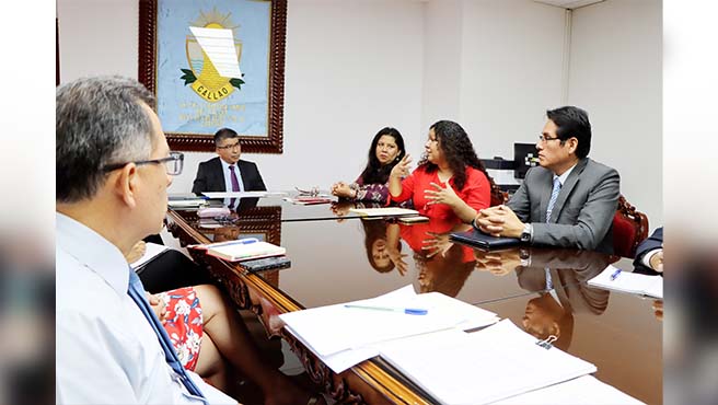 Integrantes del SNEJ Callao trabajan por la justicia de género